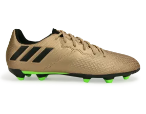 adidas Kids Messi 16.3 FG Copper Metallic/Core Black/Solar Green