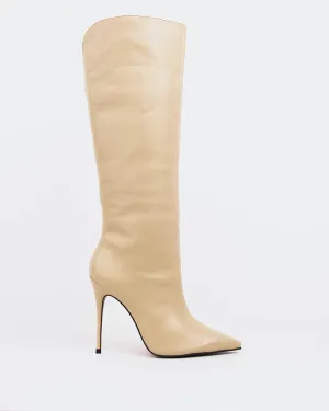 Amina Beige Leather