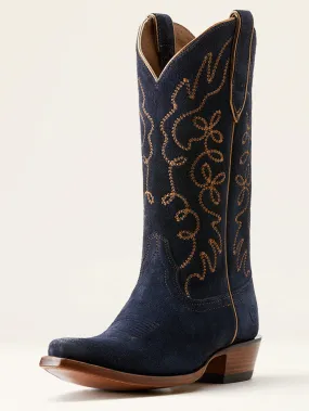 Ariat 10053793 Womens Jukebox Western Boot Polo Blue Suede