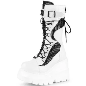 Black & White Cyber Boots