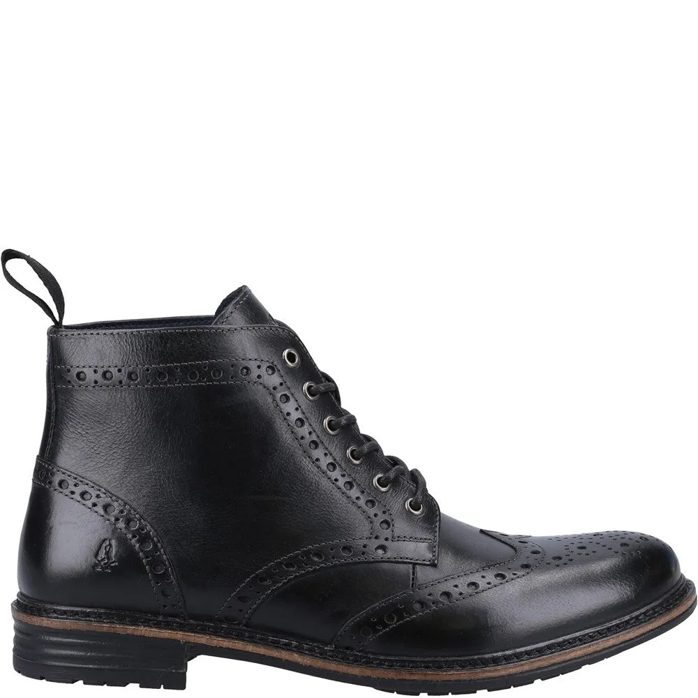 Black Joshua Brogue Boots