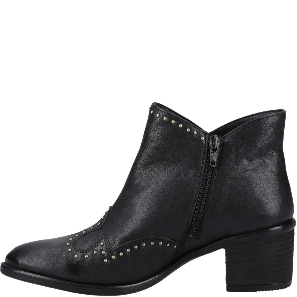 Black Waverly Ankle Boots