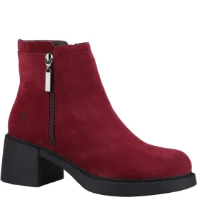 Bordeaux Adele Ankle Boots