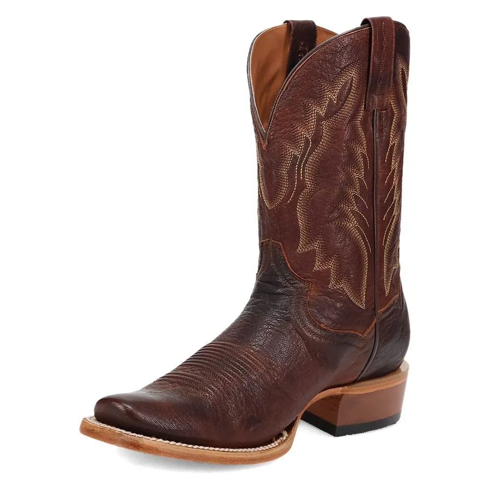 Dan Post Men's Boerne Western Cognac Leather Boots