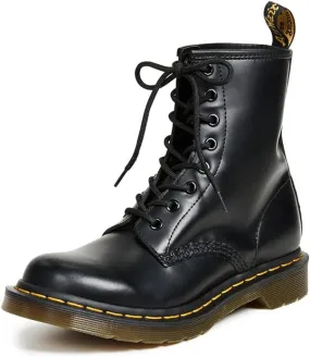 Dr. Martens Women's 1460 Smooth Leather 8 Eye Boot Combat