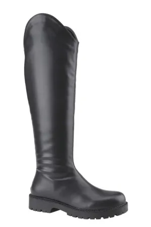 Lug Sole Knee High Boots