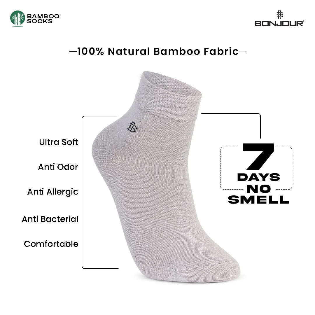 Men's Everyday Bamboo Ankle Socks | Assorted - Pack of 3