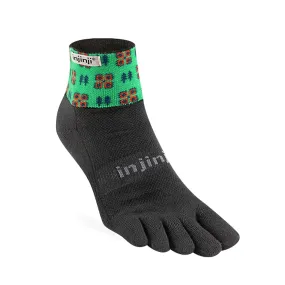 Mens Injinji Trail Artist Designed Mini-Crew Socks