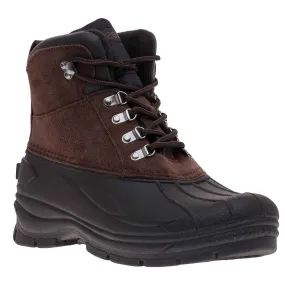 Totes Men's Duck Boots Mike-To Brown